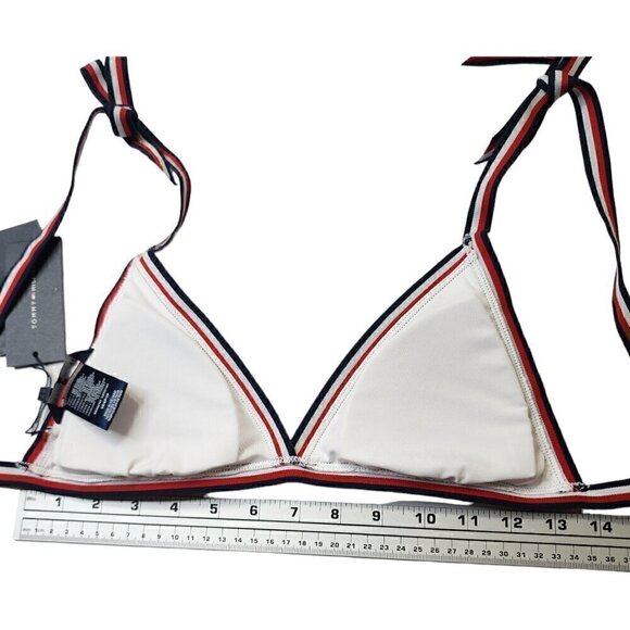 Tommy Hilfiger Women's Triangle Bikini Padded‎ Tie Side Bottom 2 Piece Set XS - Picture 4 of 10